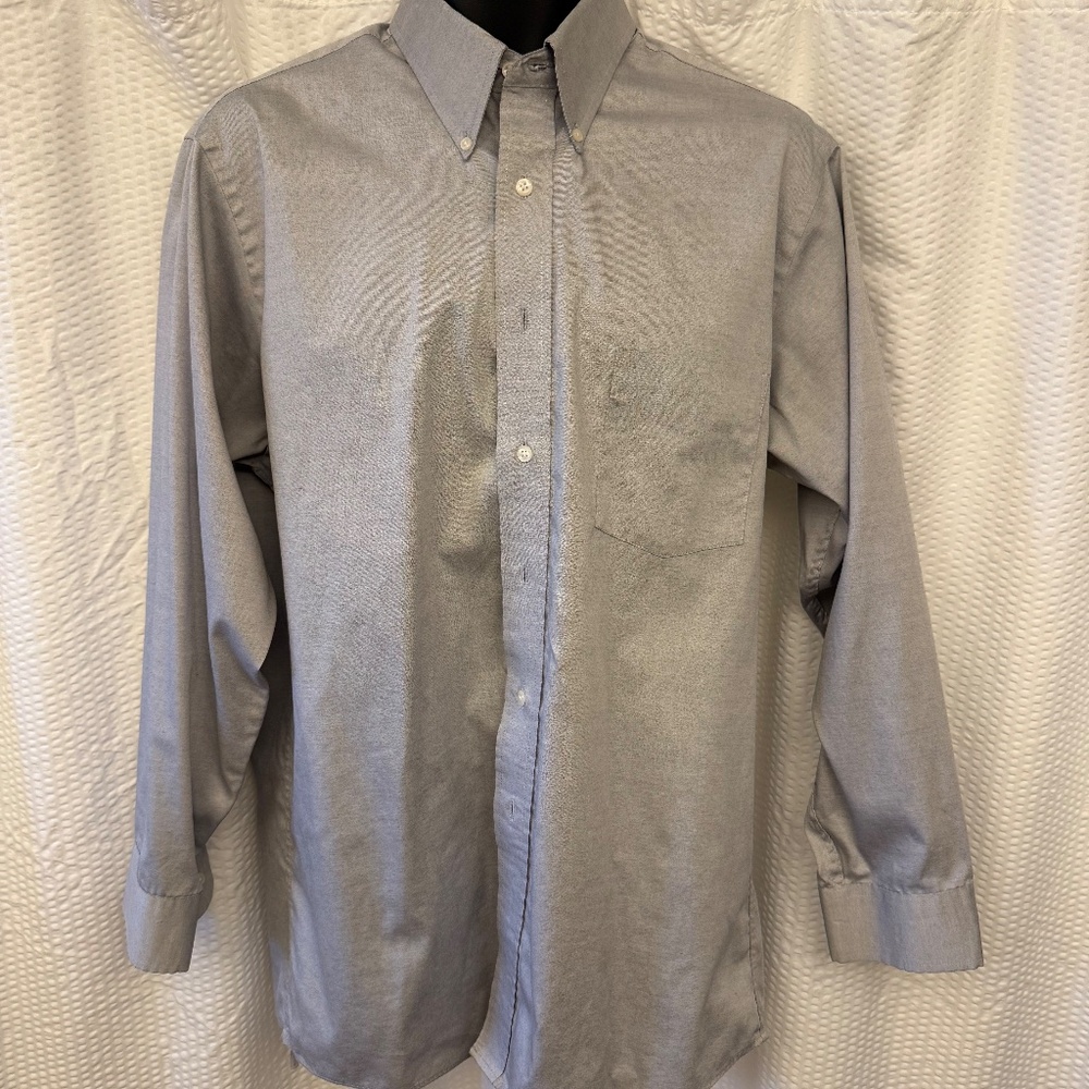Gray Men's Arrow Button Down